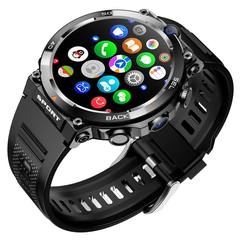 round watch smart low price 1.39 Inch Screen Gravitysensor 900mAh Support BT 4G Android 8.1 Smart Watch With GPS